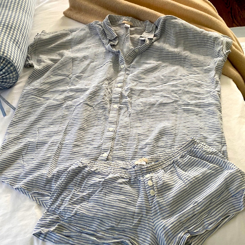 Eberjey stripe PJs, size S